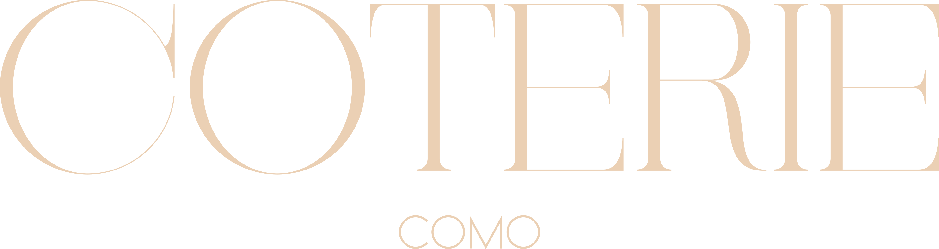 Coterie Logo - Warm Beige